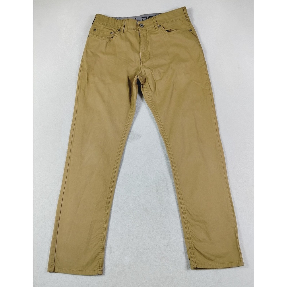 Denali‎ Pants Mens 32x30 Brown Stretch 5-Pocket Denim Khakis Casual Workwear